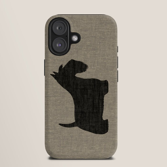 Scottish Terrier | Black Scottie Dog Silhouette iPhone Case Gallery Image 9