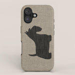 Scottish Terrier | Black Scottie Dog Silhouette iPhone Case Gallery Image 1