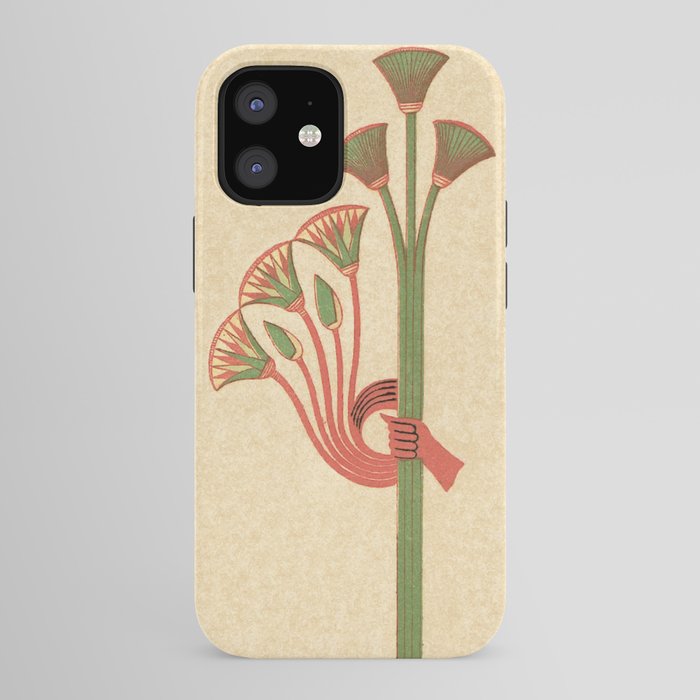 Egyptian Papyrus Plants and Lotus Flowers iPhone Case Gallery Image 41