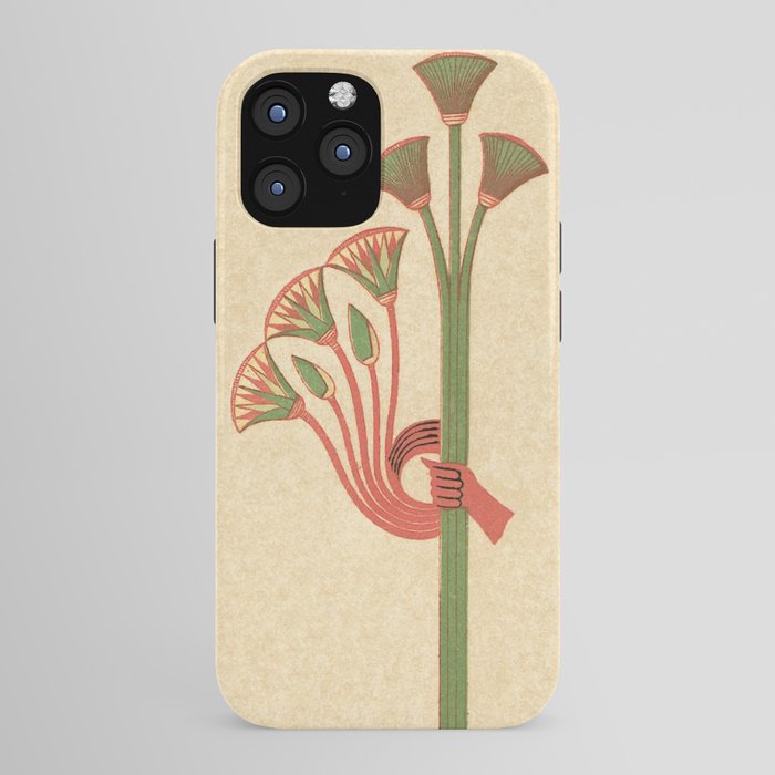 Egyptian Papyrus Plants and Lotus Flowers iPhone Case Gallery Image 43