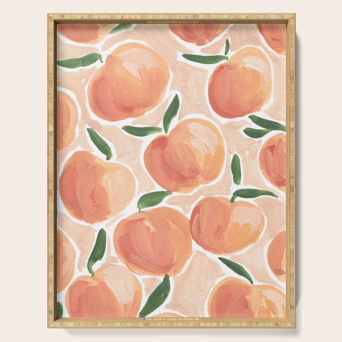 Peaches Serving Tray Gallery Image 1