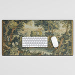 Antique 18th Century Verdure French Aubusson Tapestry Desk Mat Gallery Image 1