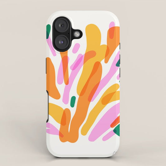 Abstract Flower Burst iPhone Case Gallery Image 1