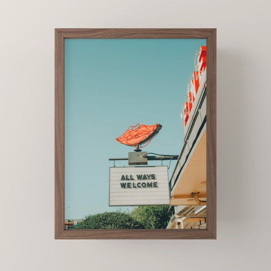 All Ways Welcome Vertical Print Mini Art Print Gallery Image 2
