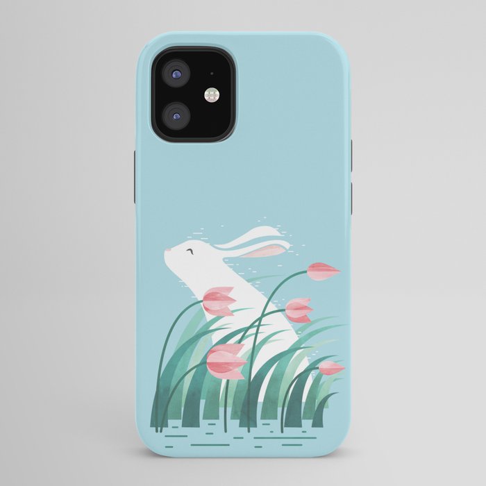 Rabbit Resting, Sky Blue Version iPhone Case Gallery Image 42