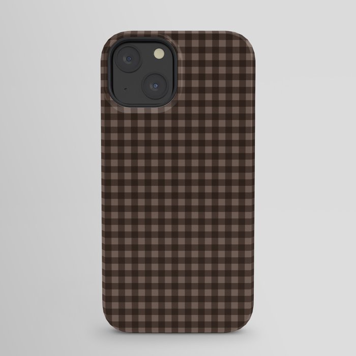 Gingham Plaid Pattern - Earthy Brown iPhone Case Gallery Image 21