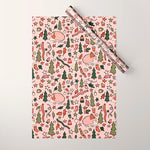 Hedgehog in Winter Print Wrapping Paper Gallery Image 1