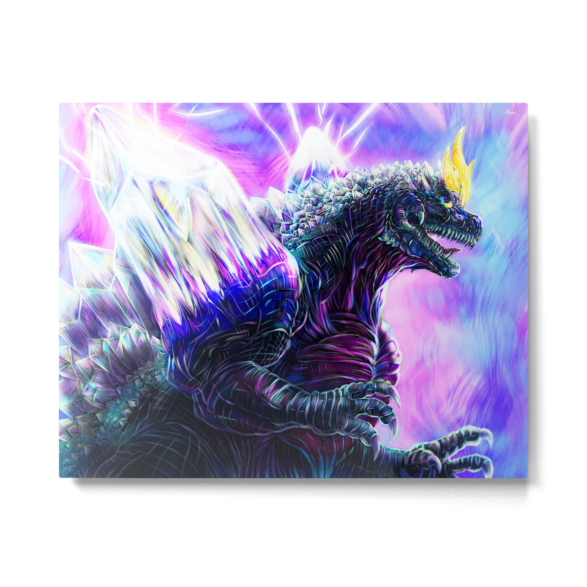 SpaceGodzilla Metal Print Gallery Image 3