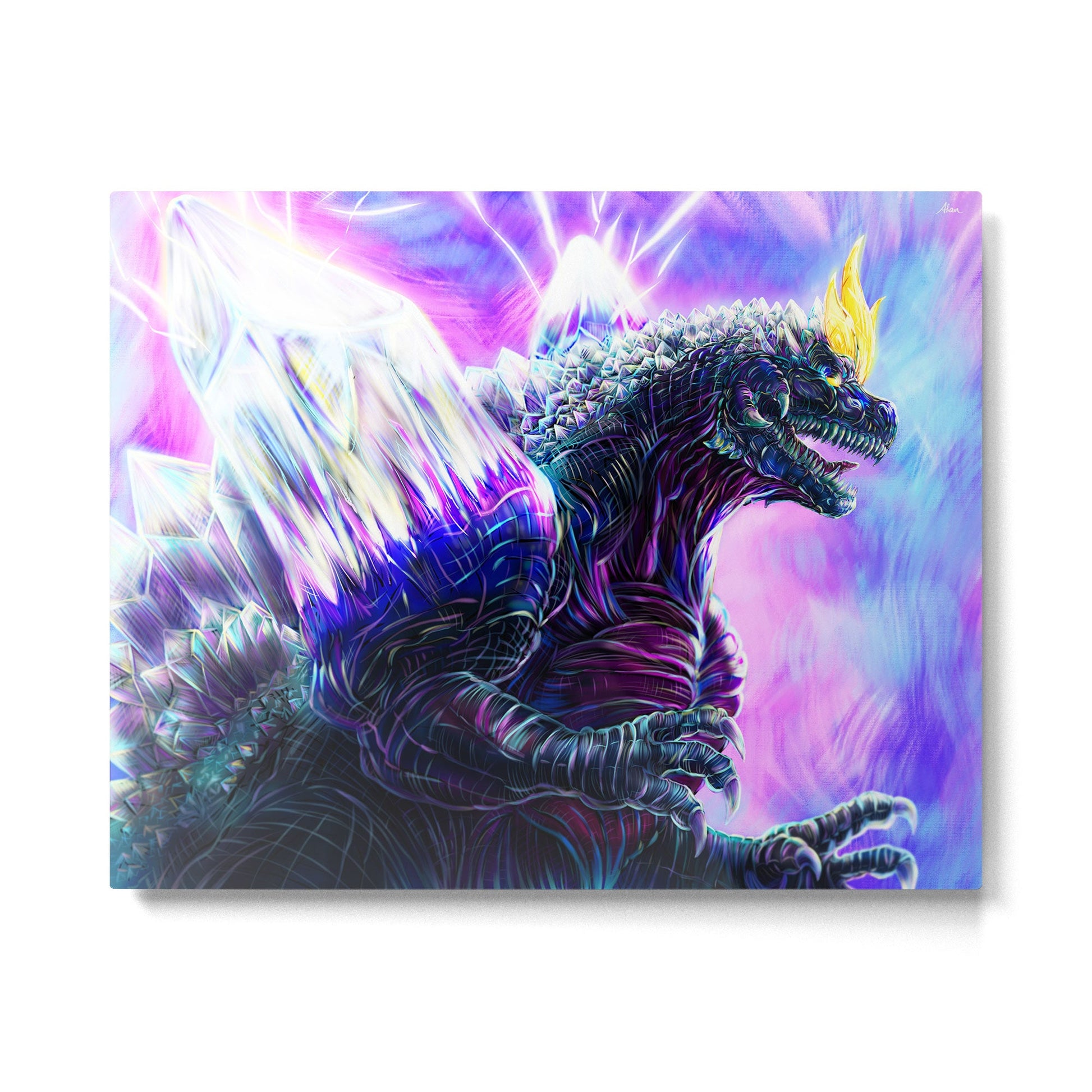 SpaceGodzilla Metal Print Gallery Image 3