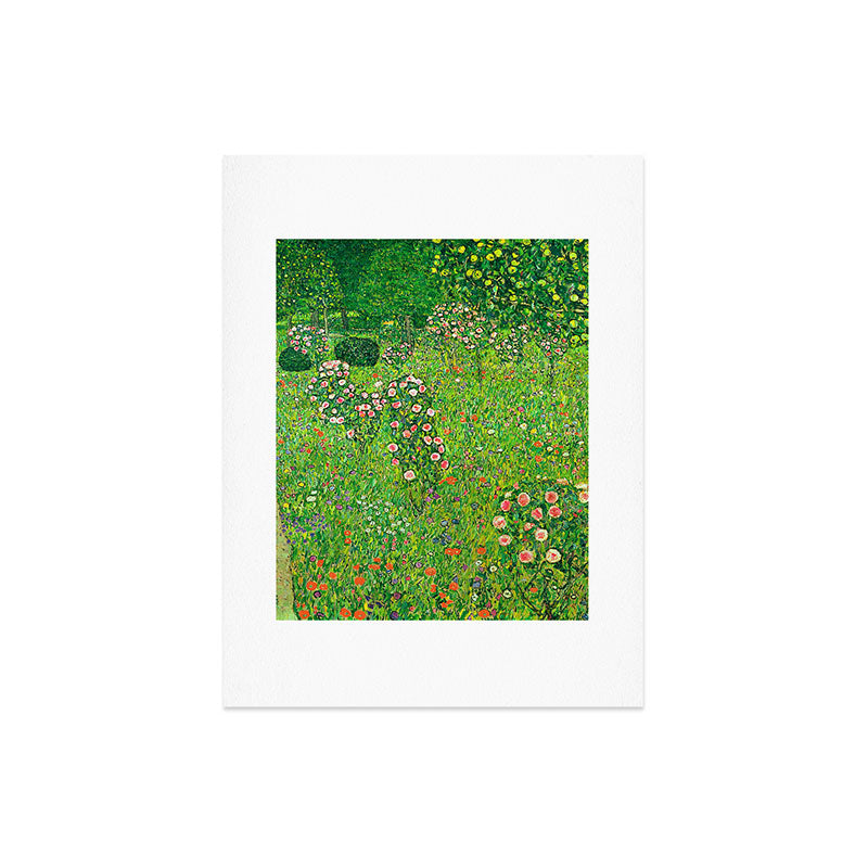 Gustav Klimt "Orchard With Roses" Art Print Gallery Image 8