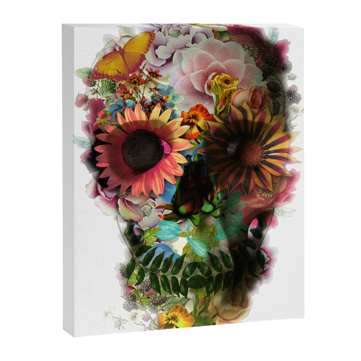 Skull 2 R Canvas Print Gallery Image 1