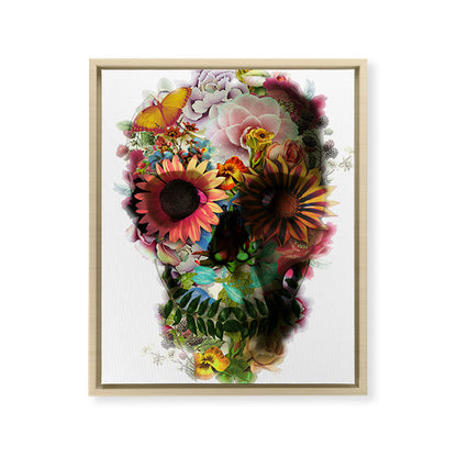 Skull 2 R Framed Canvas Print Gallery Image 26