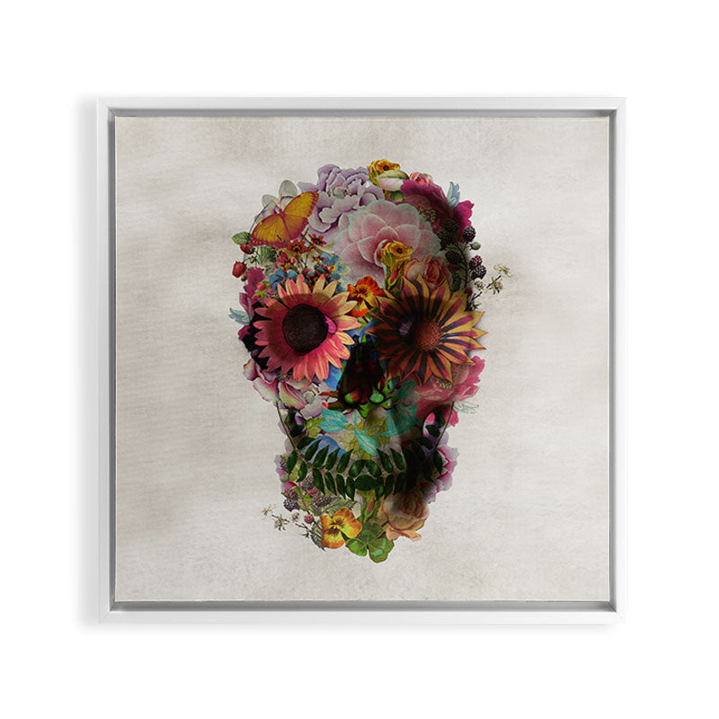 Skull 2 R Framed Canvas Print Gallery Image 33