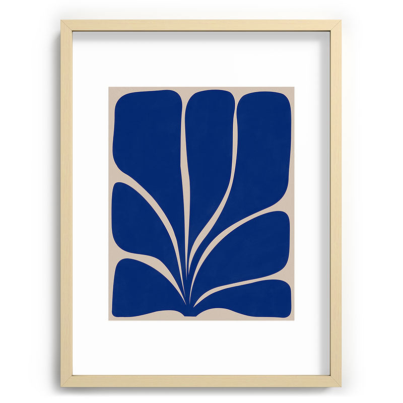 Seven Leaf Plant - 3/3 Framed Art Print Gallery Image 100