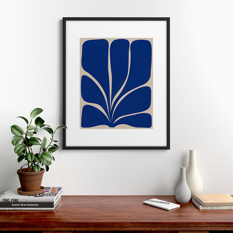 Seven Leaf Plant - 3/3 Framed Art Print Gallery Image 9