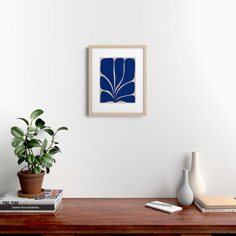 Seven Leaf Plant - 3/3 Framed Art Print Gallery Image 25