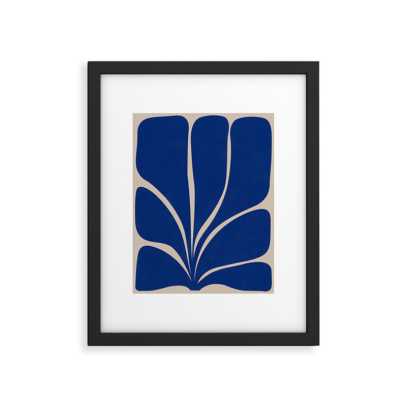 Seven Leaf Plant - 3/3 Framed Art Print Gallery Image 3