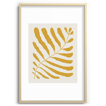 Yellow Plant Framed Art Print Gallery Image 102