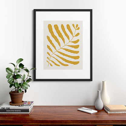 Yellow Plant Framed Art Print Gallery Image 48