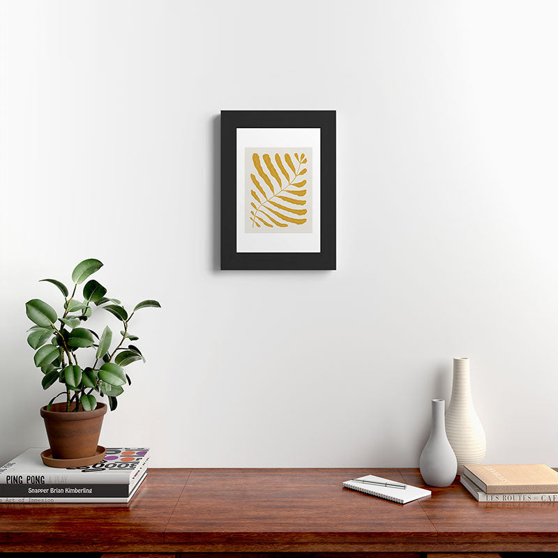 Yellow Plant Framed Art Print Gallery Image 42