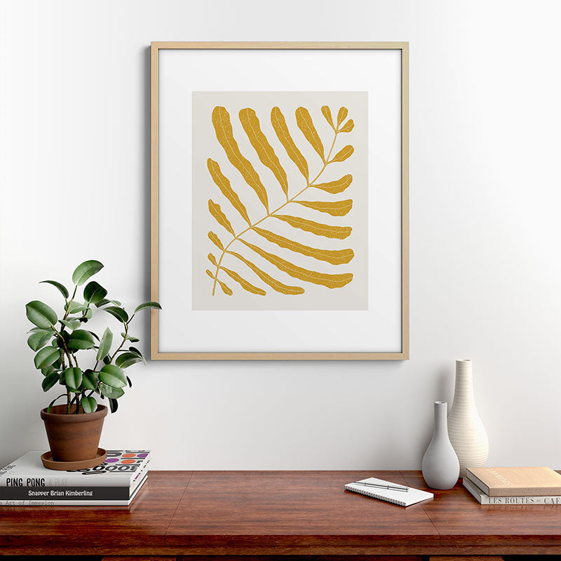 Yellow Plant Framed Art Print Gallery Image 29