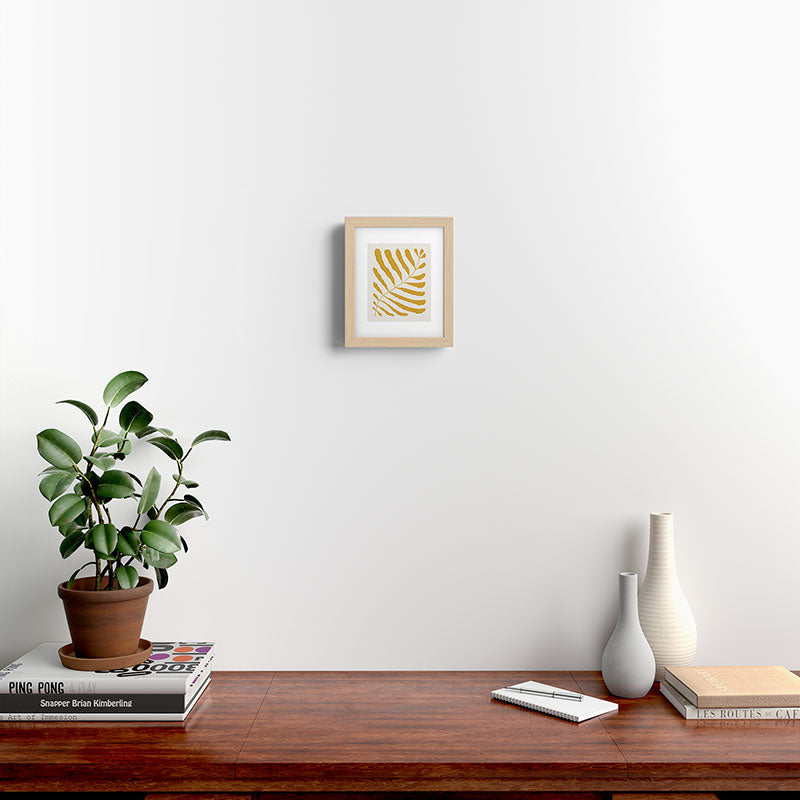 Yellow Plant Framed Art Print Gallery Image 20