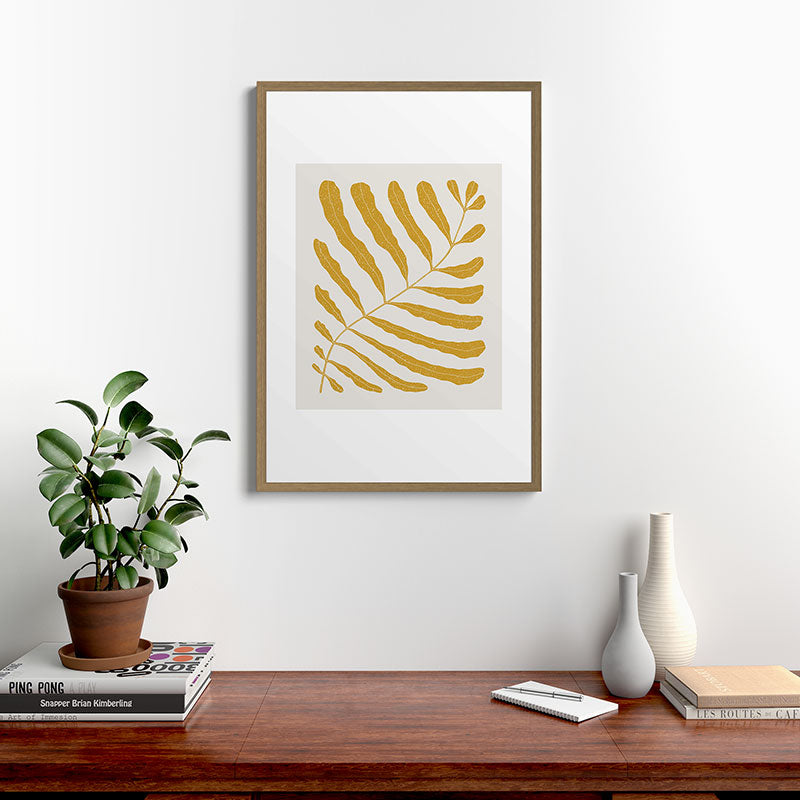 Yellow Plant Framed Art Print Gallery Image 18