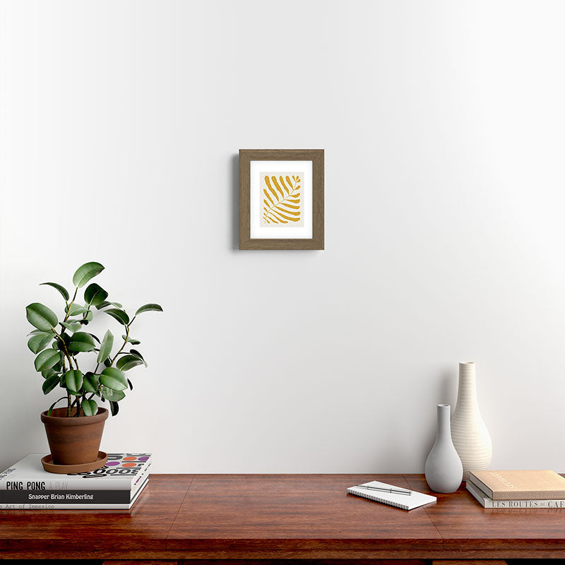 Yellow Plant Framed Art Print Gallery Image 49