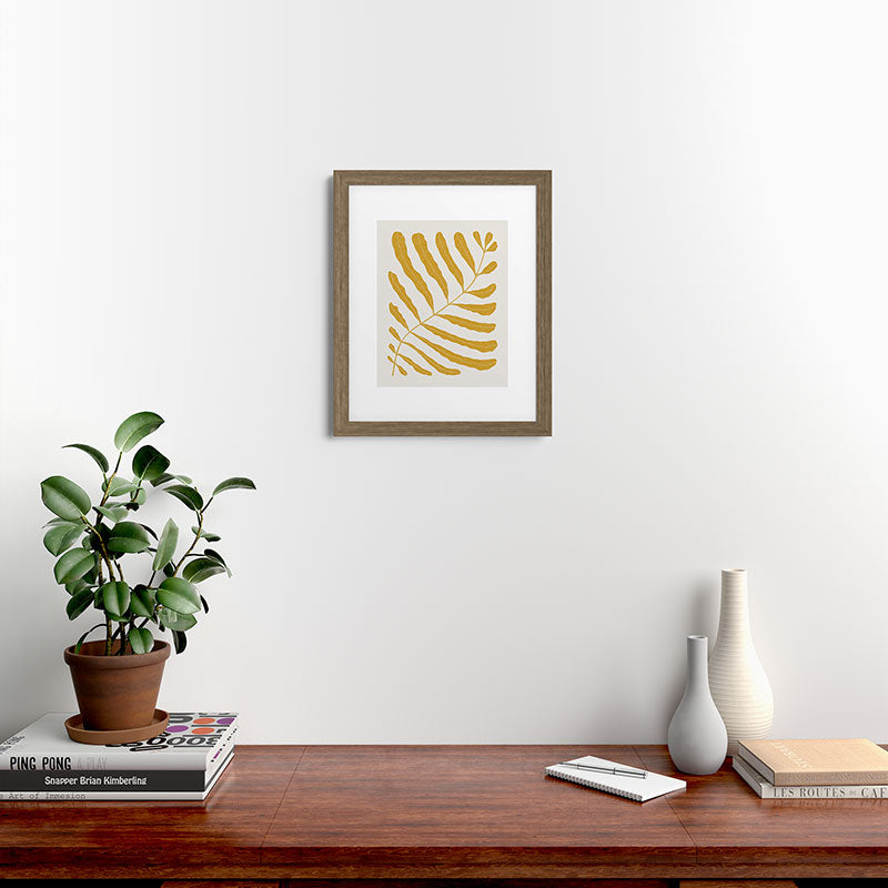 Yellow Plant Framed Art Print Gallery Image 53