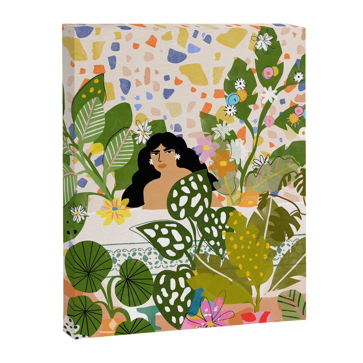 Bathing with Plants Canvas Print Gallery Image 8