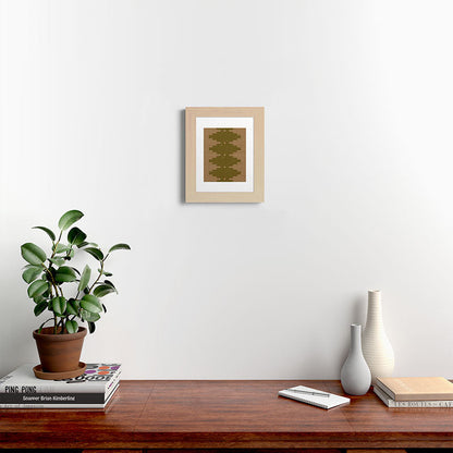 Southwestern Minimalist Retro Green & Pink Framed Art Print Gallery Image 61