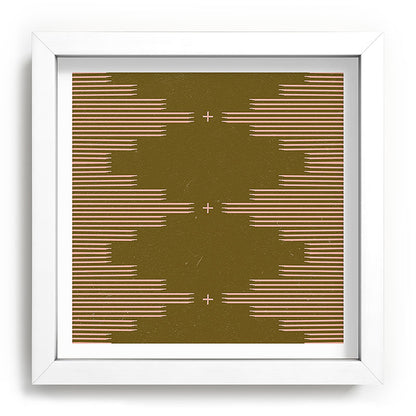 Southwestern Minimalist Retro Green & Pink Framed Art Print Gallery Image 114