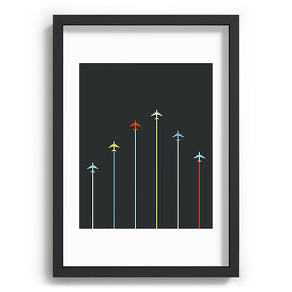Retro Airplanes 06 Framed Art Print Gallery Image 81