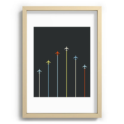 Retro Airplanes 06 Framed Art Print Gallery Image 97