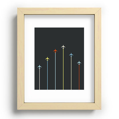 Retro Airplanes 06 Framed Art Print Gallery Image 96