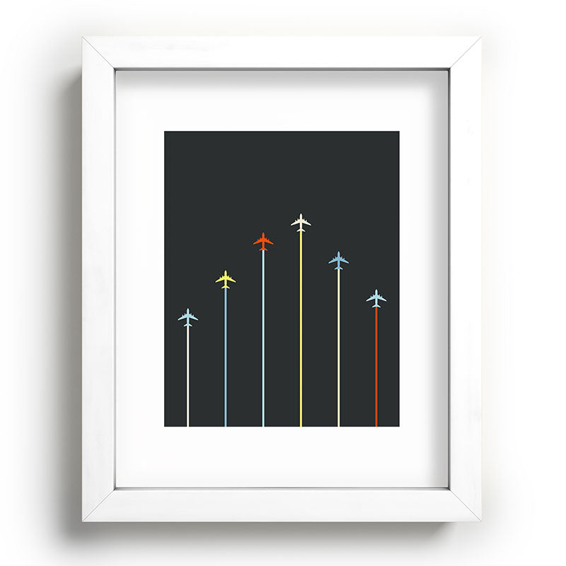 Retro Airplanes 06 Framed Art Print Gallery Image 103