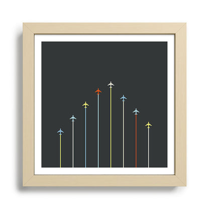Retro Airplanes 06 Framed Art Print Gallery Image 24