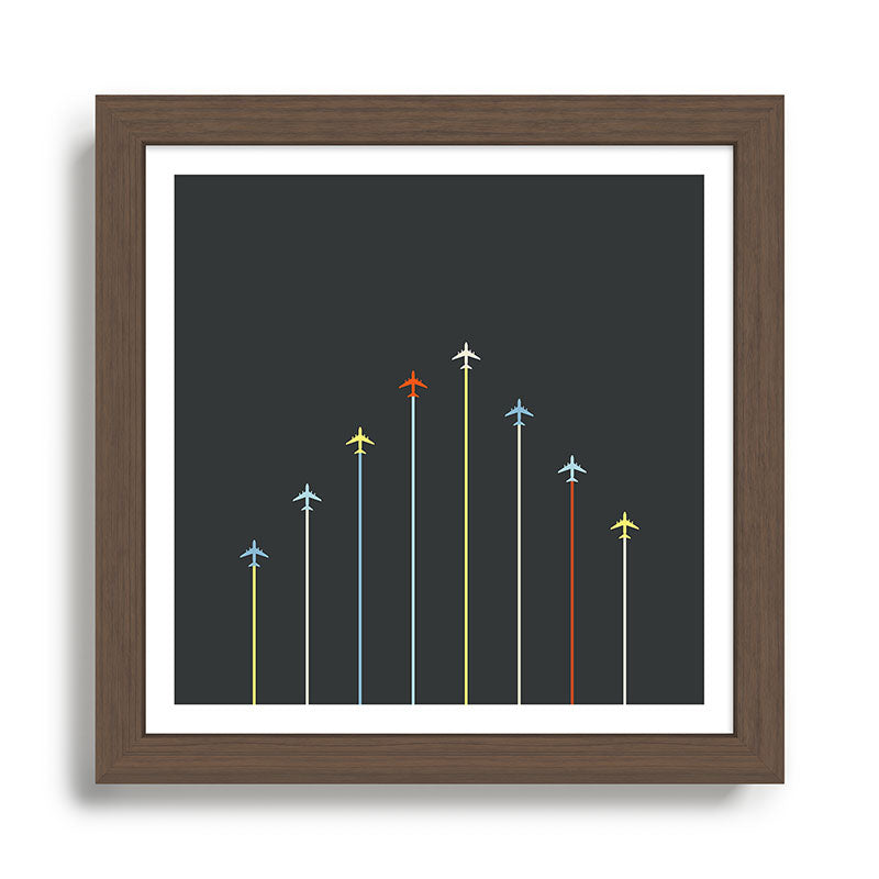 Retro Airplanes 06 Framed Art Print Gallery Image 13