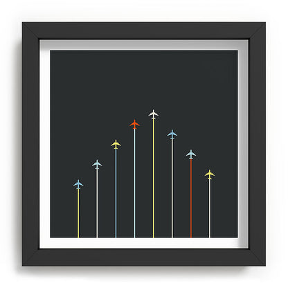 Retro Airplanes 06 Framed Art Print Gallery Image 90