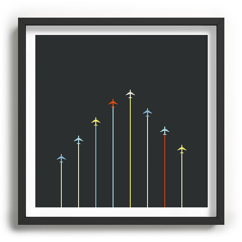 Retro Airplanes 06 Framed Art Print Gallery Image 93
