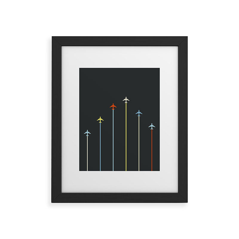 Retro Airplanes 06 Framed Art Print Gallery Image 44
