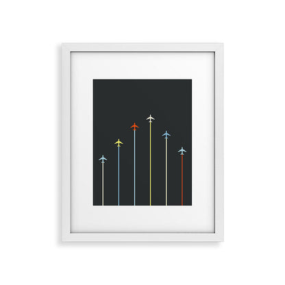 Retro Airplanes 06 Framed Art Print Gallery Image 34