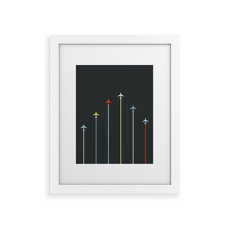 Retro Airplanes 06 Framed Art Print Gallery Image 73