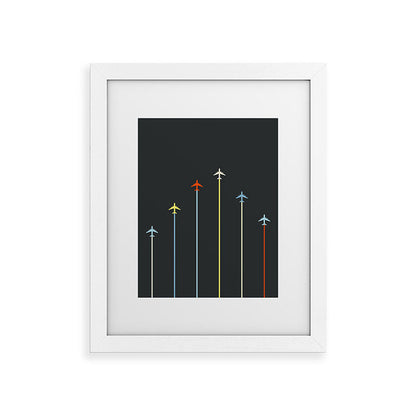 Retro Airplanes 06 Framed Art Print Gallery Image 73