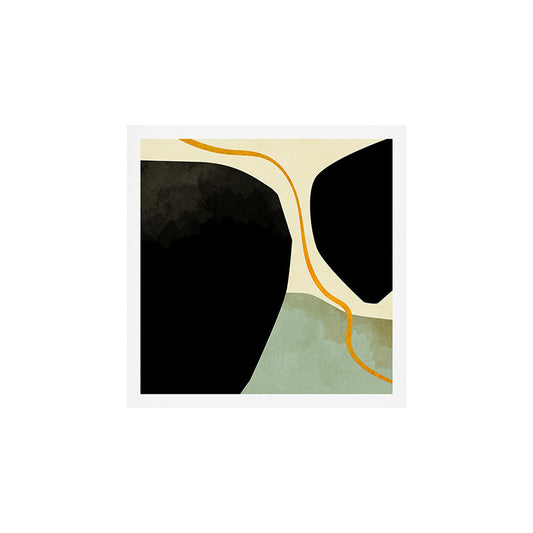 shapes organic mid century modern Art Print Gallery Image 1