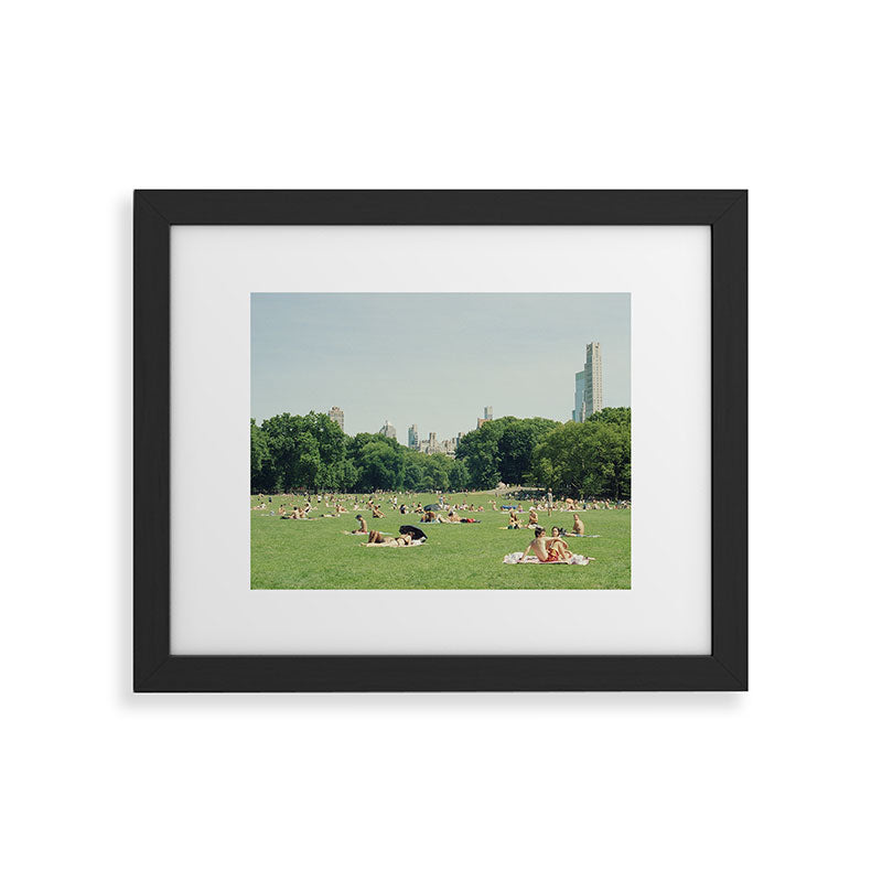 Summer in Central Park New York City | 35mm Film Photography Framed Art Print Gallery Image 29