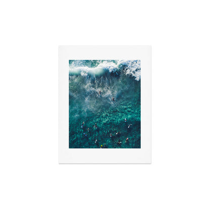 Surfing in the Ocean 2 Art Print Gallery Image 3