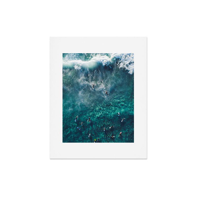Surfing in the Ocean 2 Art Print Gallery Image 5