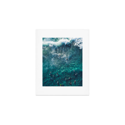 Surfing in the Ocean 2 Art Print Gallery Image 1