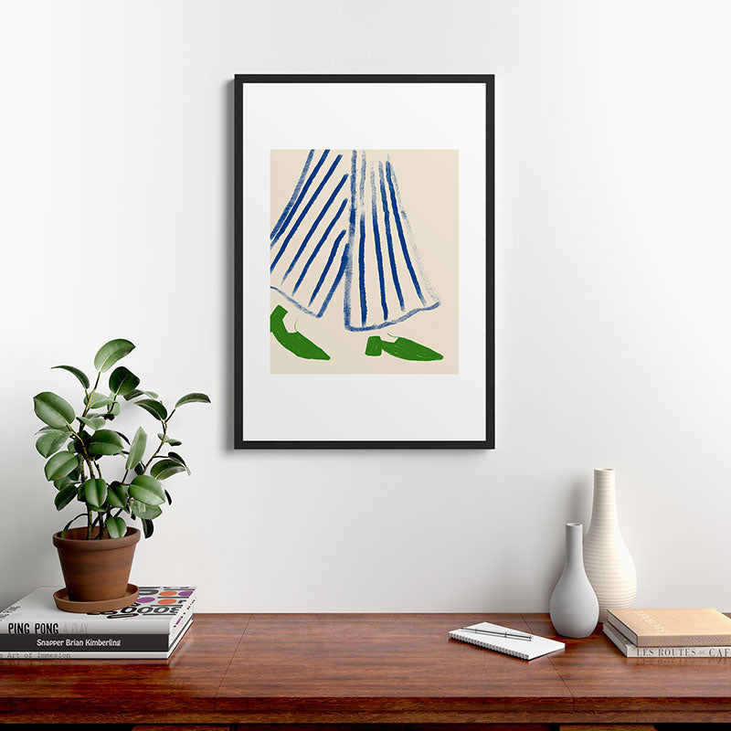Green Shoes Framed Art Print Gallery Image 6
